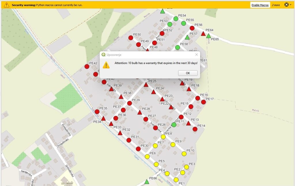 Python pop-up in QGIS warning about expiring warranties